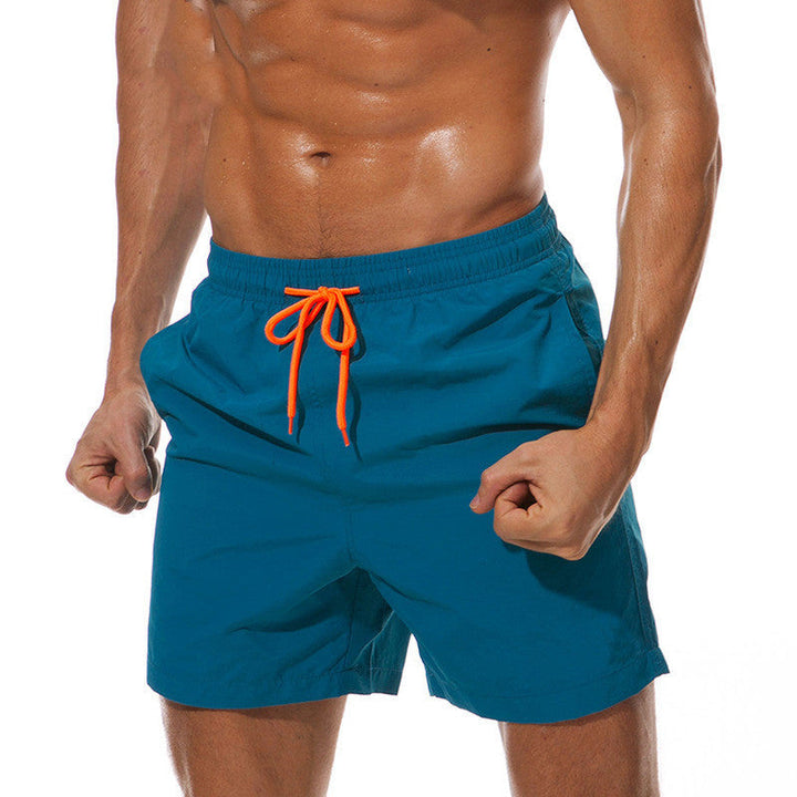 Men's Swim Shorts with Adjustable Drawstring Waistband