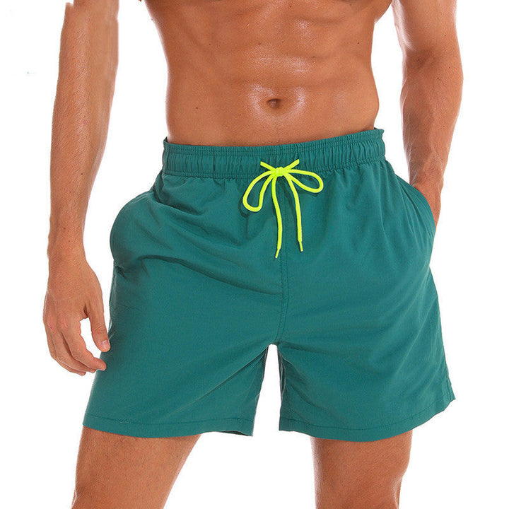 Men's Swim Shorts with Adjustable Drawstring Waistband