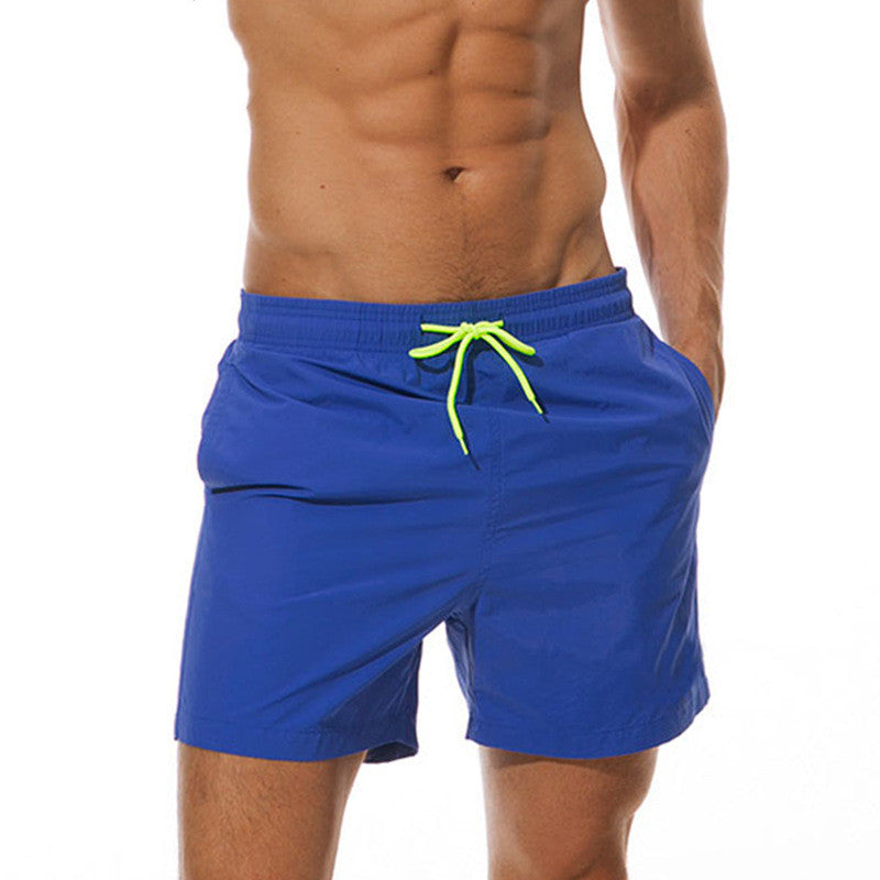 Men's Swim Shorts with Adjustable Drawstring Waistband