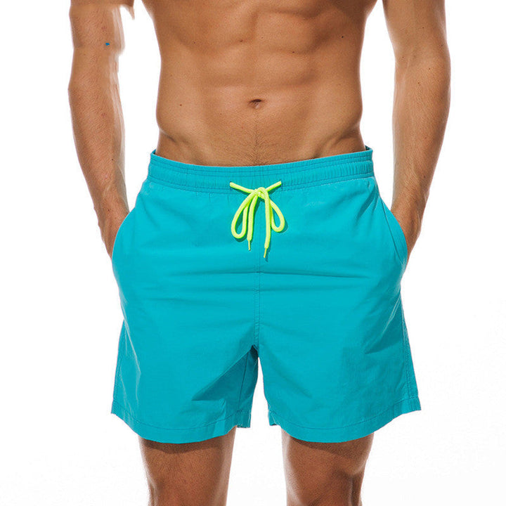 Men's Swim Shorts with Adjustable Drawstring Waistband