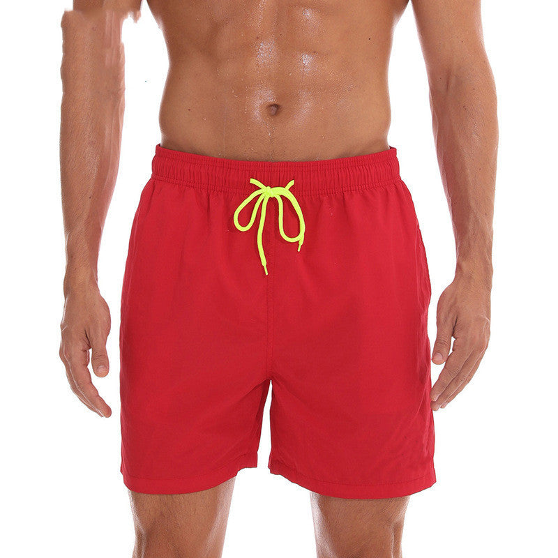 Men's Swim Shorts with Adjustable Drawstring Waistband