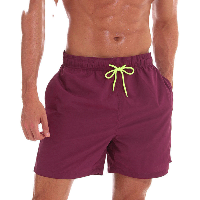 Men's Swim Shorts with Adjustable Drawstring Waistband