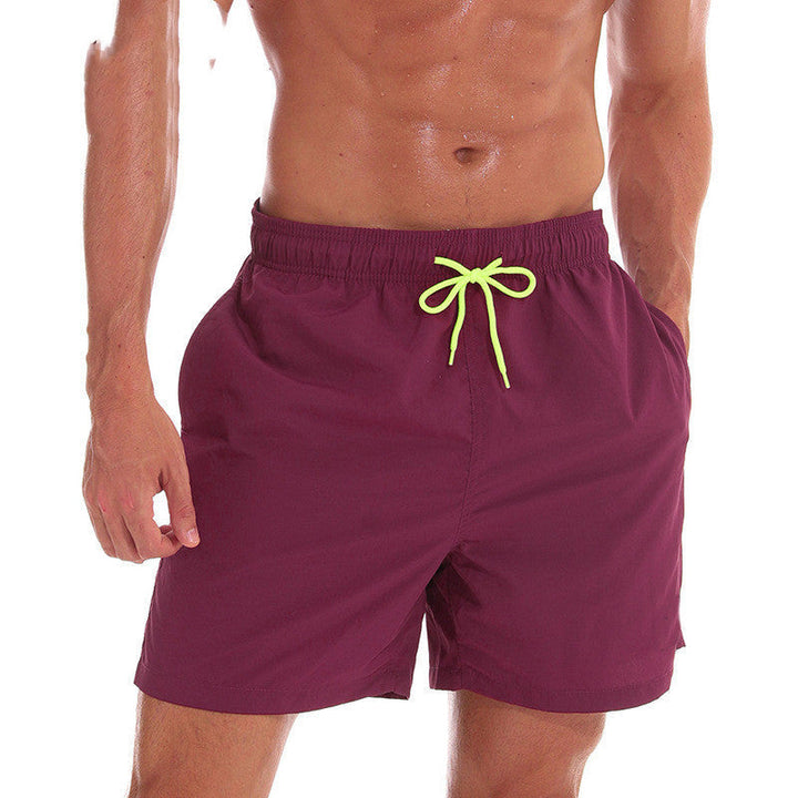Men's Swim Shorts with Adjustable Drawstring Waistband