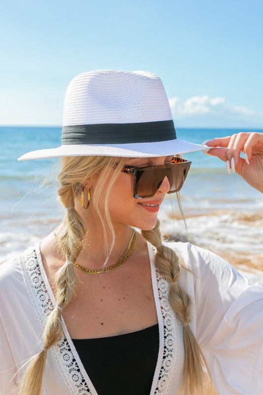 Women's Classic Straw Panama Hat