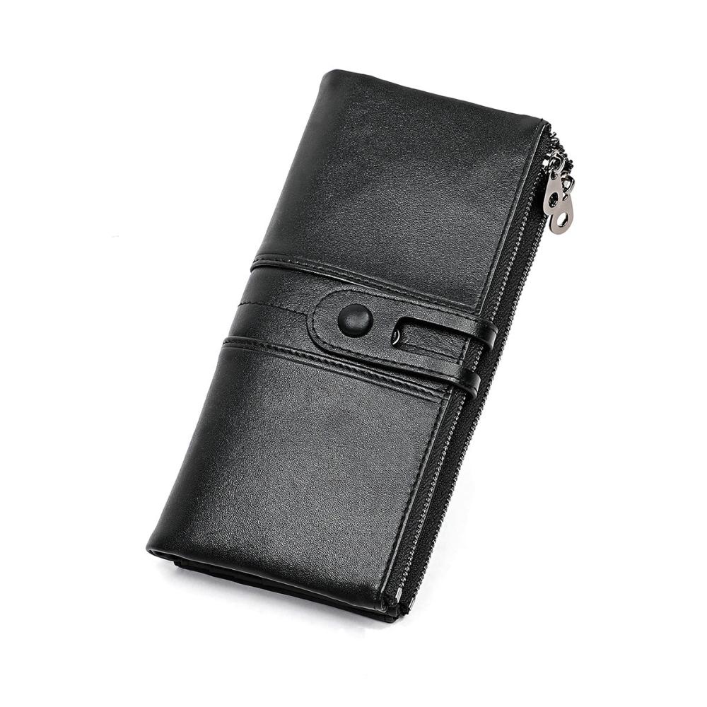 Maria | Women's Leather Long Clutch Wallet