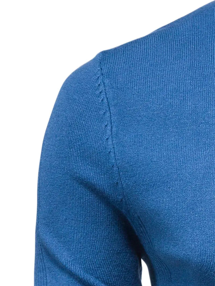Men's Fitted Turtleneck | Smart Casual Long Sleeve Top