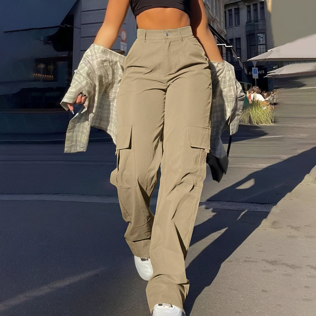 Sophie | Women's Casual High-Waisted Cargo Pants