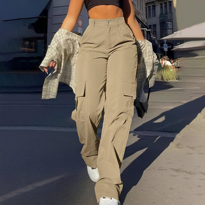Sophie | Women's Casual High-Waisted Cargo Pants