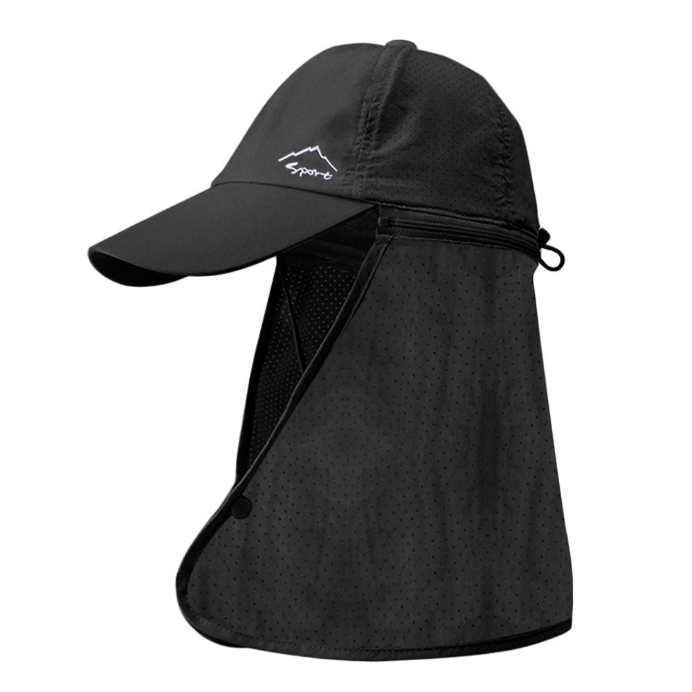Men's Trucker Hat with Neck Protection for Outdoor Activities