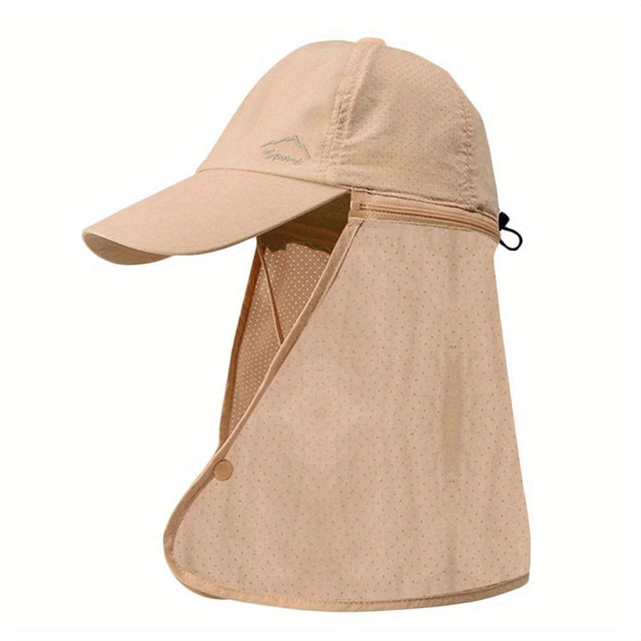 Men's Trucker Hat with Neck Protection for Outdoor Activities