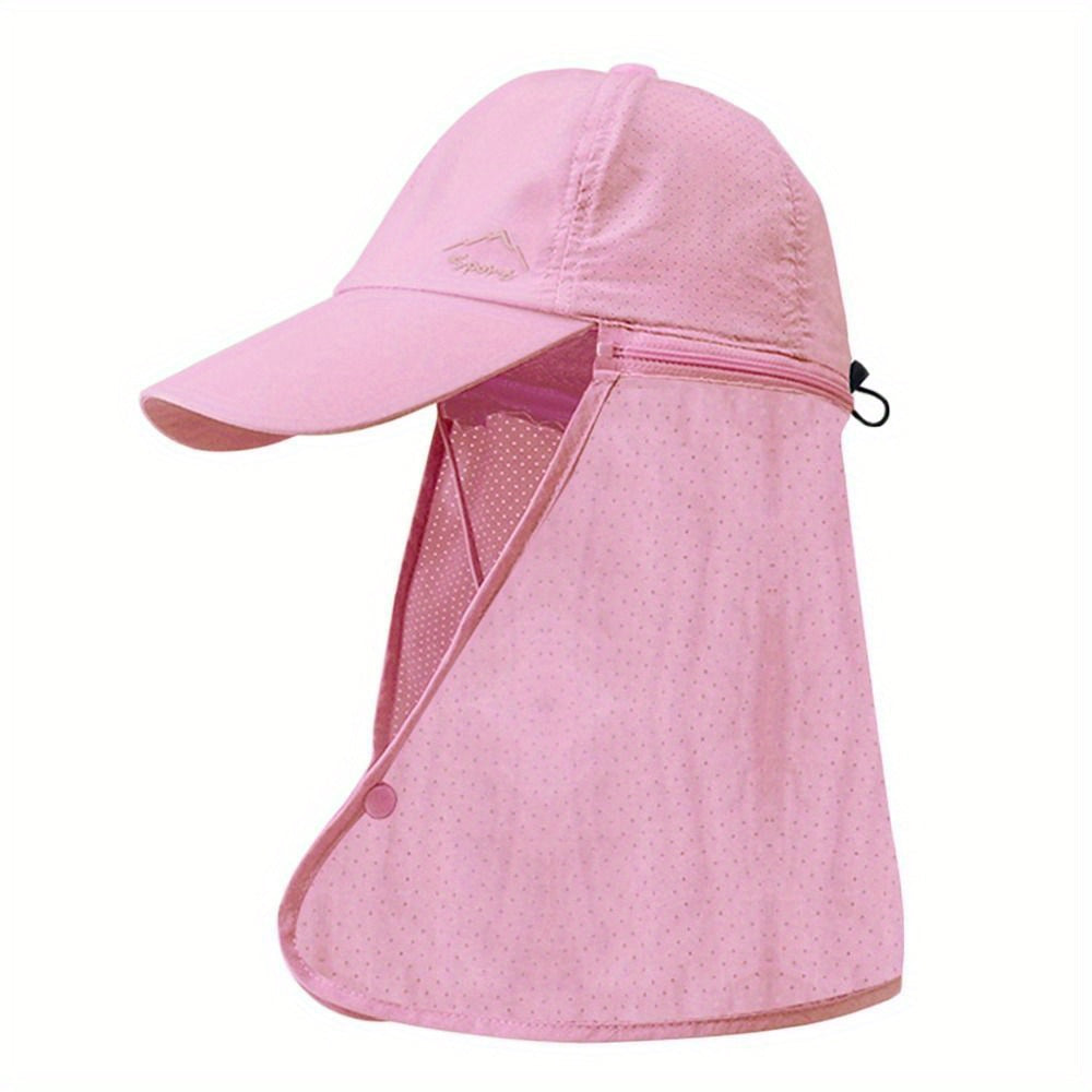 Men's Trucker Hat with Neck Protection for Outdoor Activities
