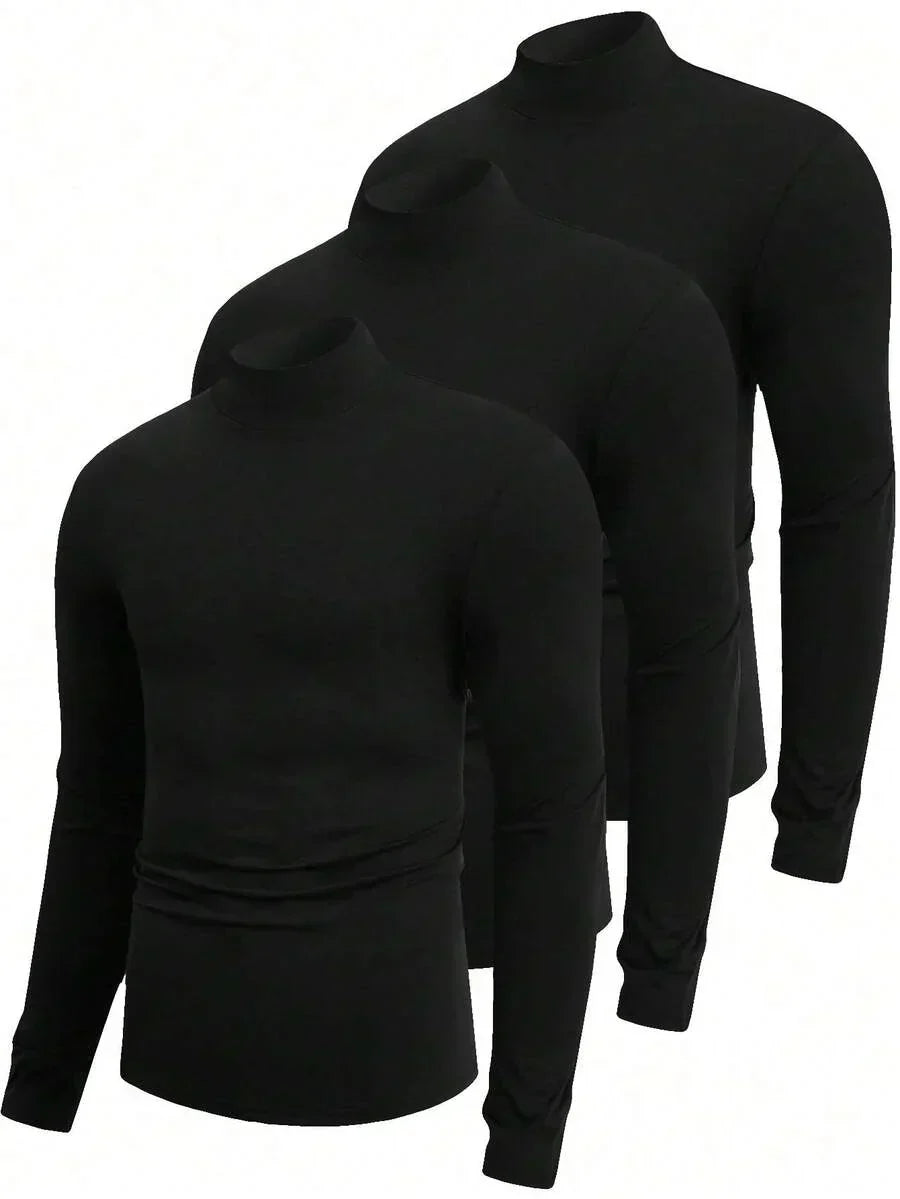Men's Essentials Turtleneck 3-Pack