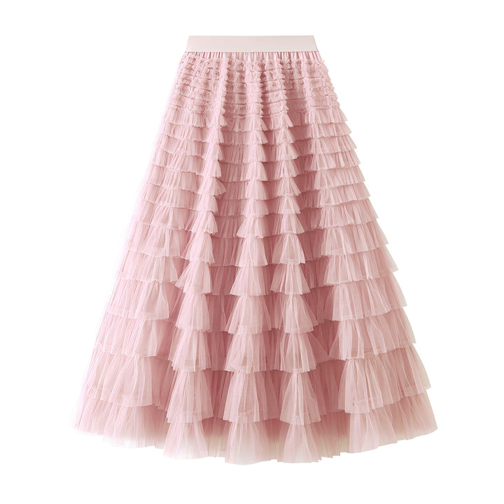 Women's Stylish A-line Ruffle Skirt