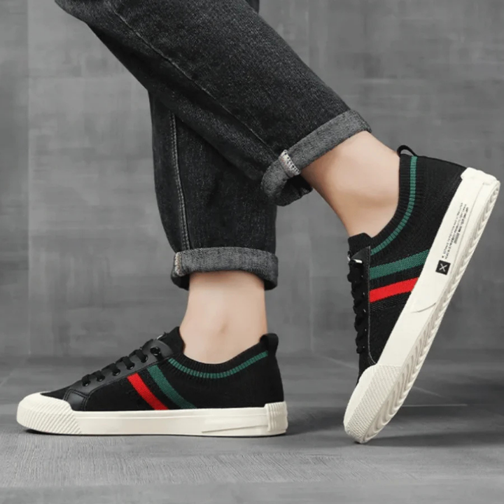 John | Men's Casual Knit Sneakers | Comfortable Footwear