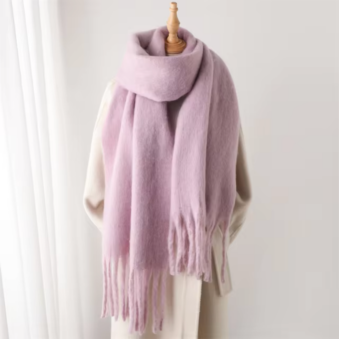 Women's Fringed Winter Scarf