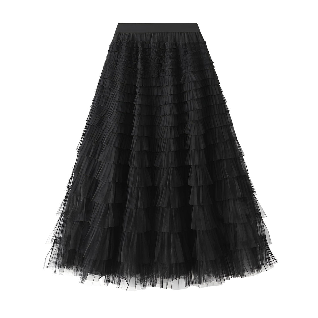 Women's Stylish A-line Ruffle Skirt