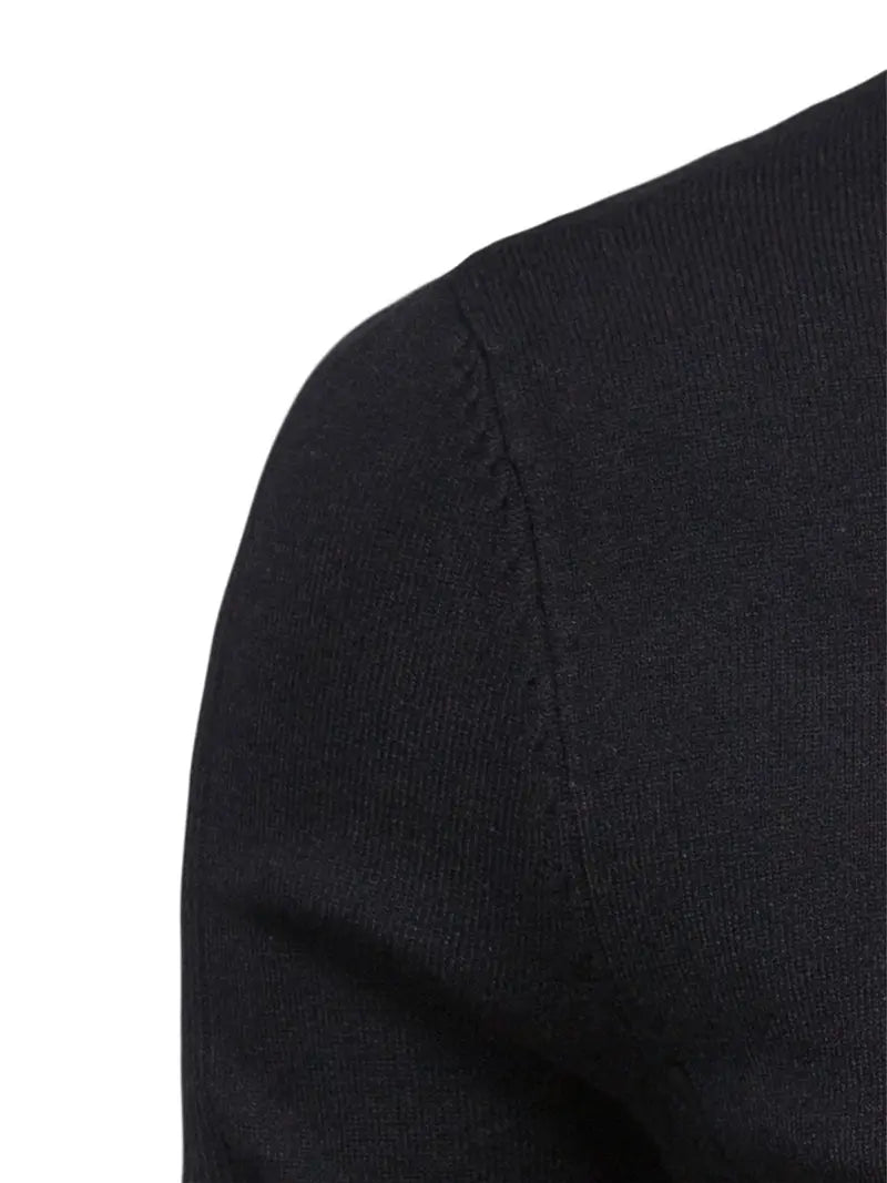 Men's Fitted Turtleneck | Smart Casual Long Sleeve Top
