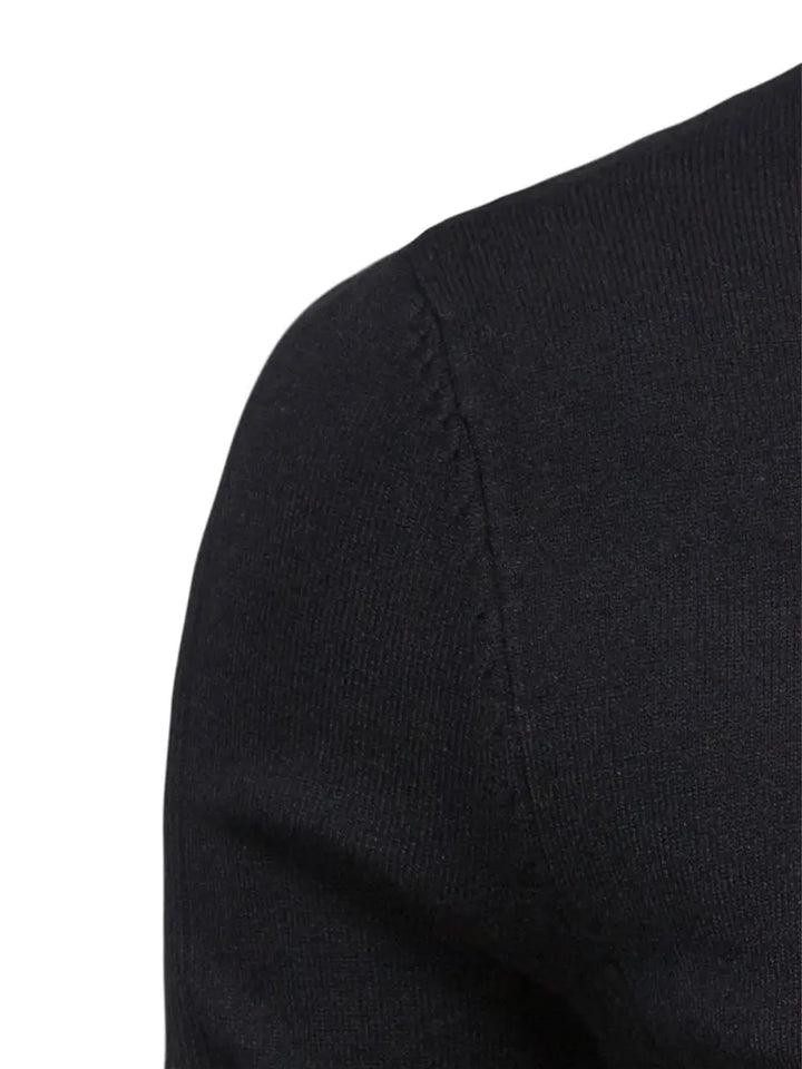 Men's Fitted Turtleneck | Smart Casual Long Sleeve Top