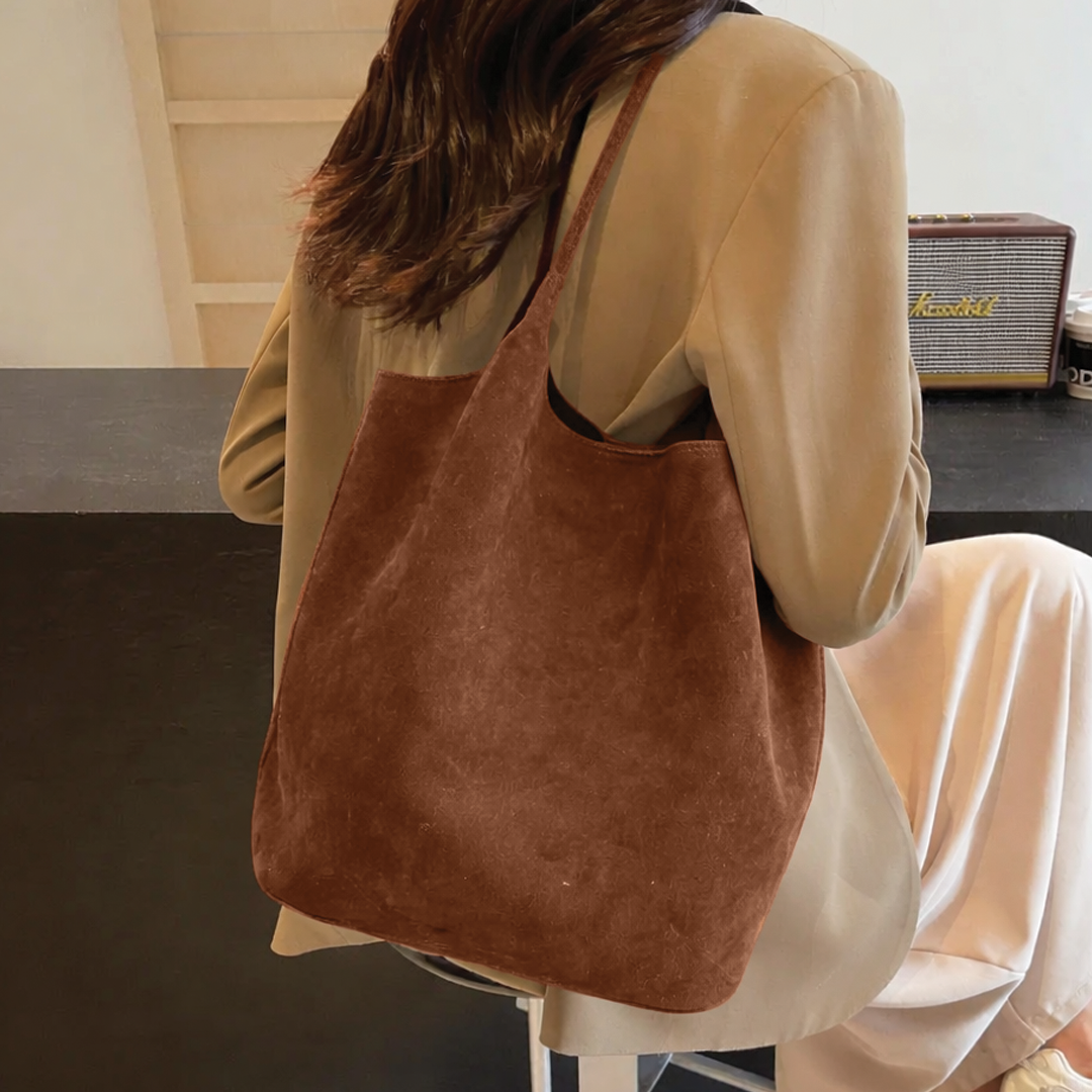 Judy | Women's Suede Tote Handbag