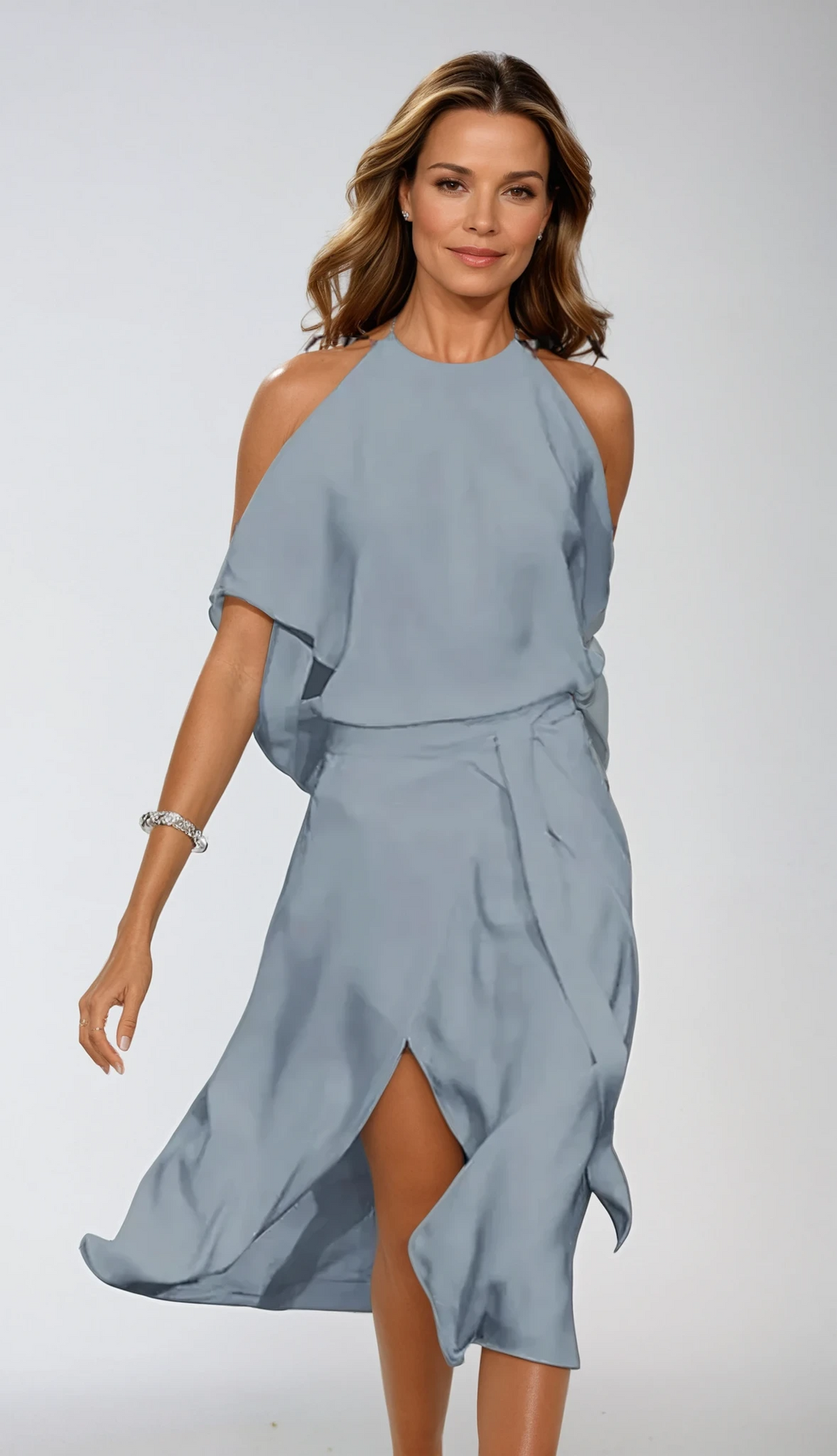 Madonna | Women's Modern Dress with Stylish Shoulder Cutouts