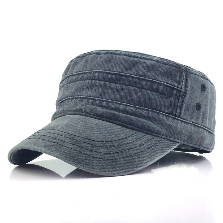 Men's Vintage Army Cap – Timeless Style, Contemporary Touches