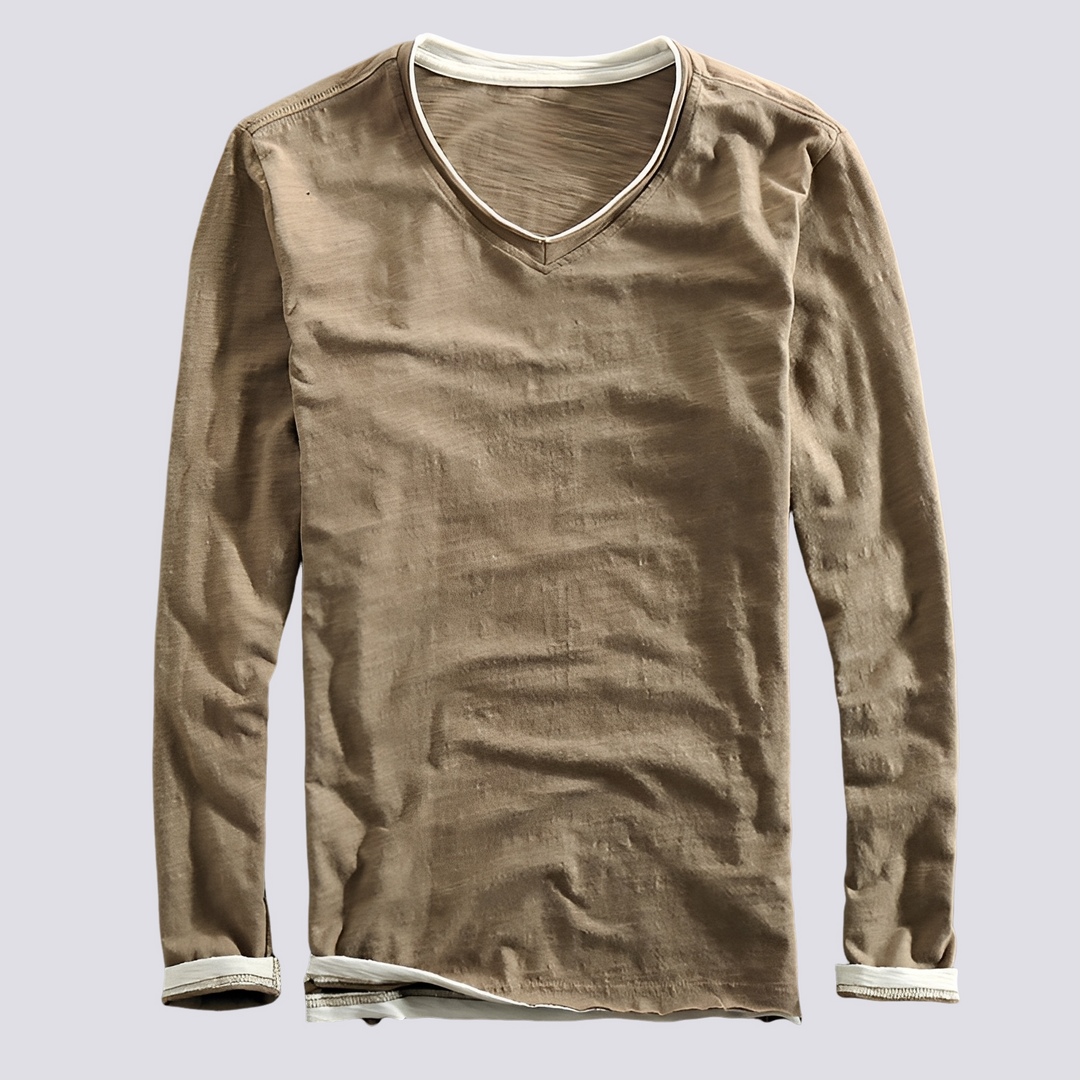 Jack | Men's Trendy Long-sleeved Distressed Shirt
