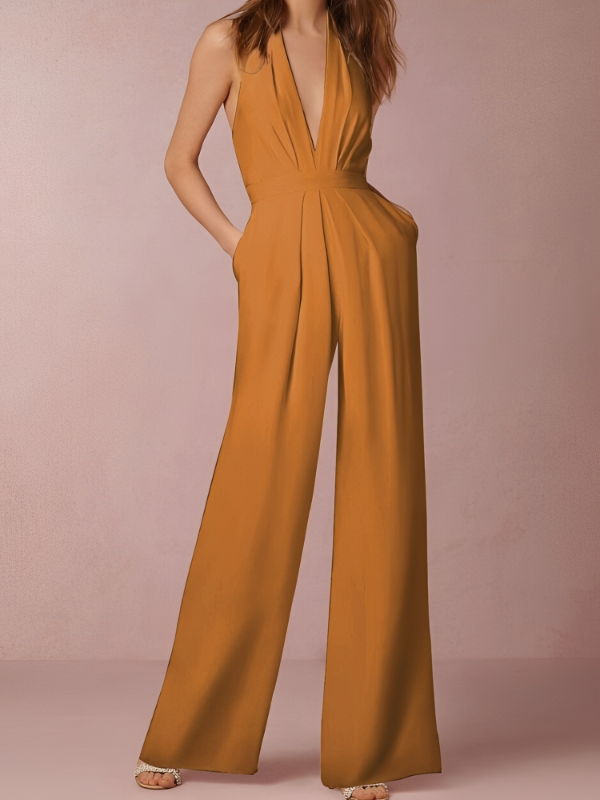 Women's Stylish Wide-Leg Jumpsuit