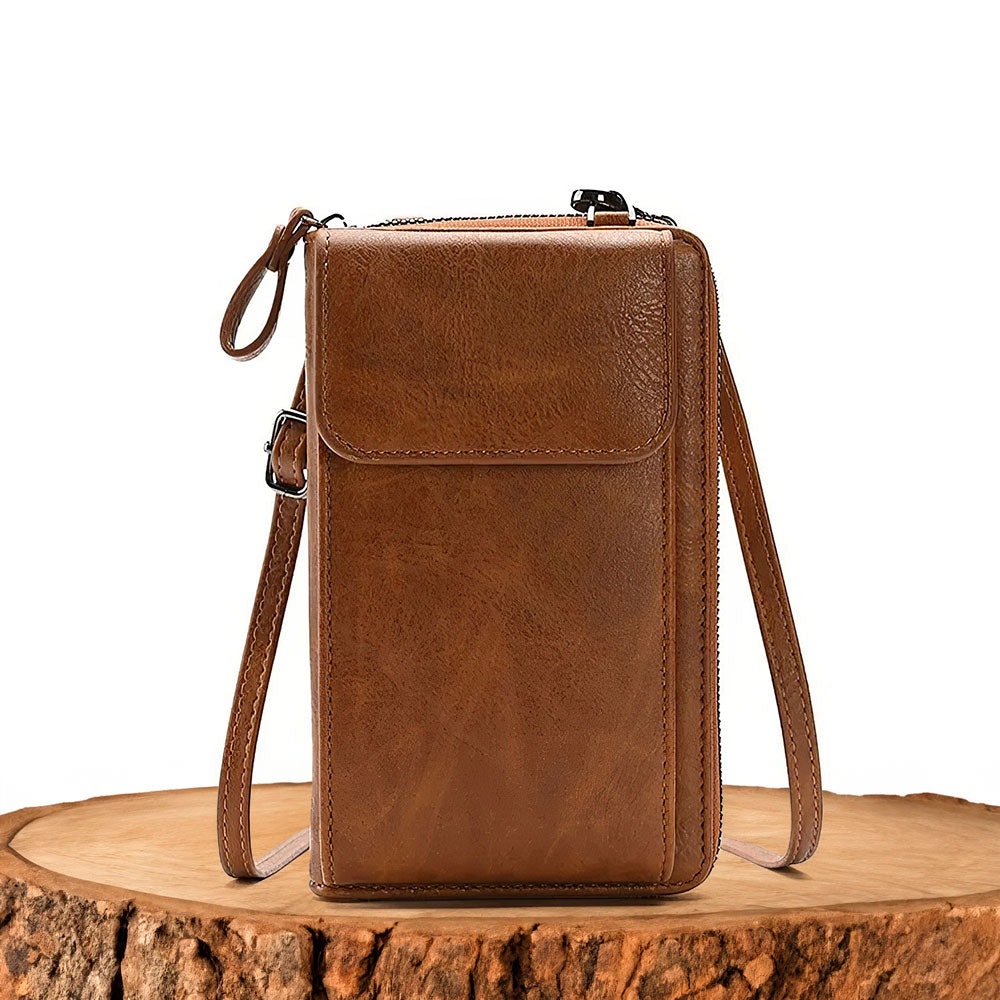 Ann | Women's Vegan Leather Crossbody Wallet