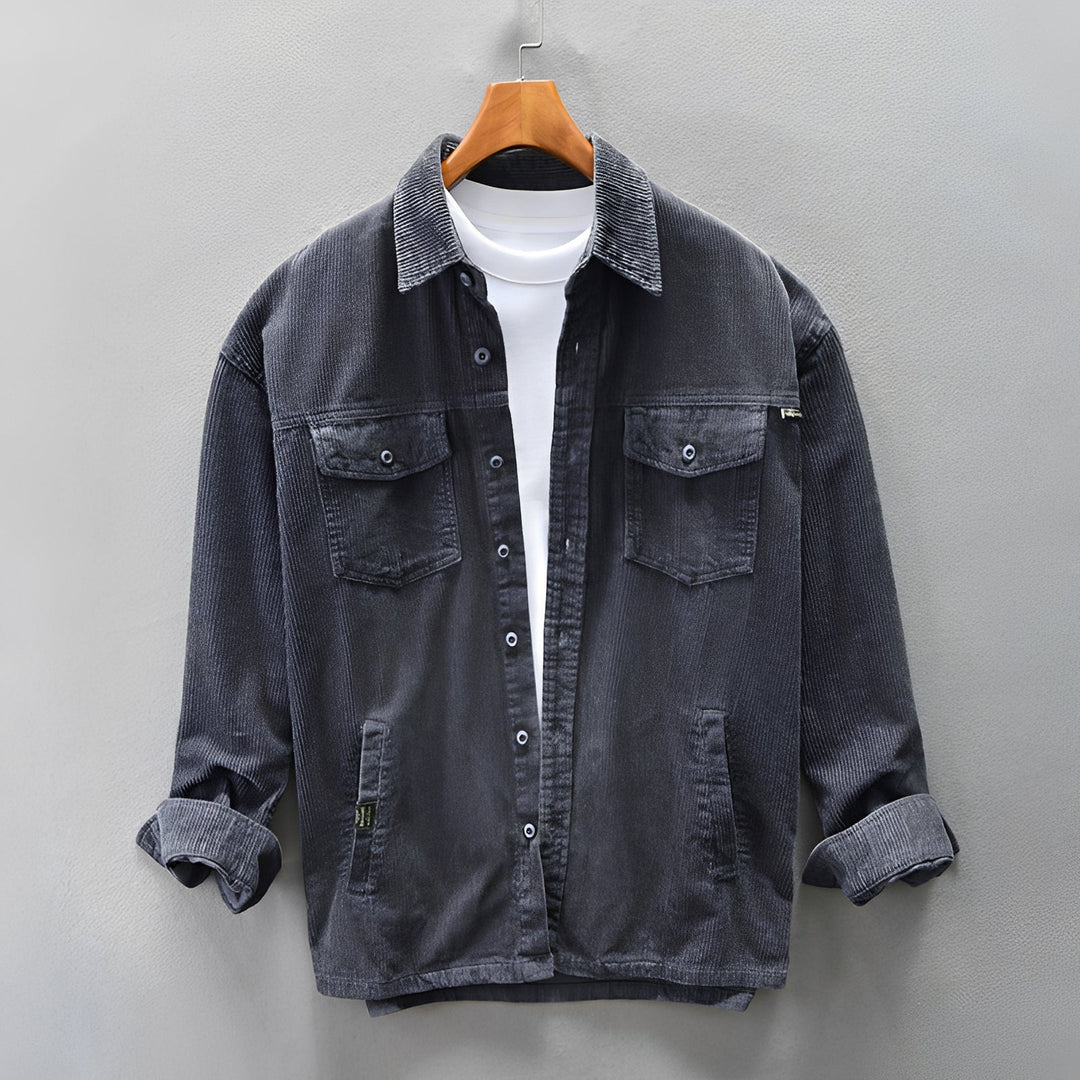 Luis | Men's Relaxed Corduroy Shirt - Comfortable and Cozy