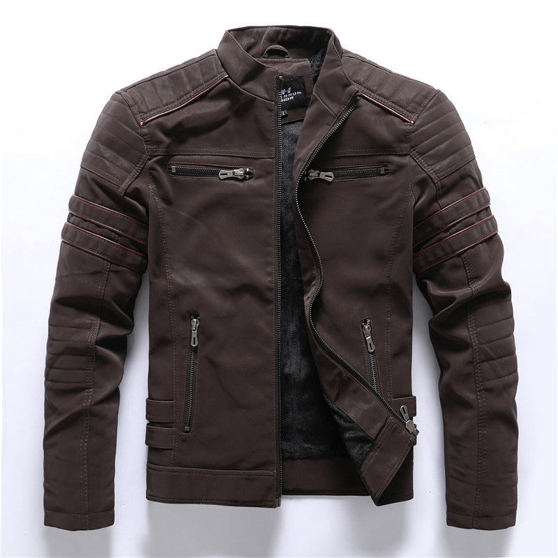 Bastian | Men's Biker Jacket with Zipper