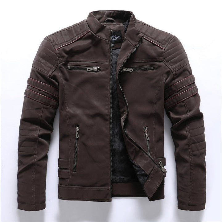 Bastian | Men's Biker Jacket with Zipper