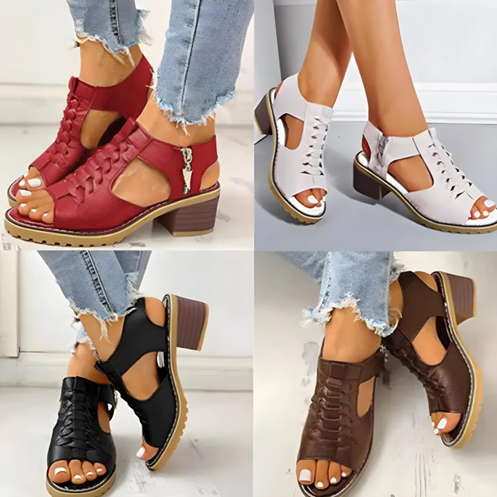 Sophia | Women's Elegant Peep-Toe Sandals