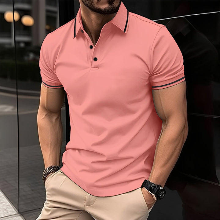 Frank | Men's Stylish Lapel Polo Shirt
