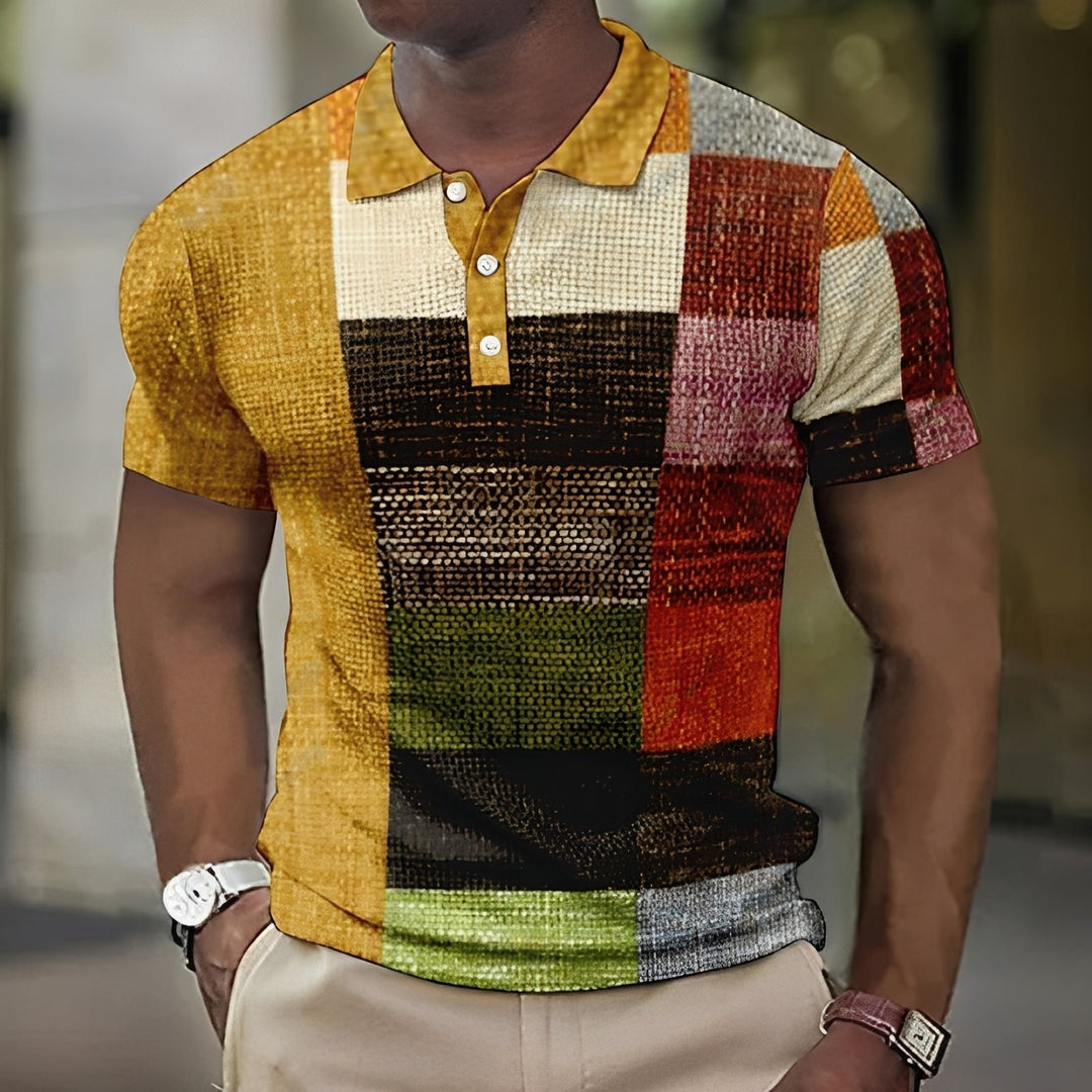 Jimmy | Men's Stylish Plaid Print Shirt