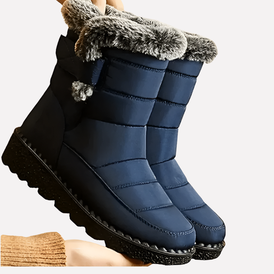 Women's Waterproof Winter Boots with Slip-Resistant Sole