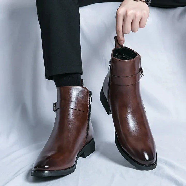 Men's Chelsea Boots | Sleek Classic Design with Side Zipper