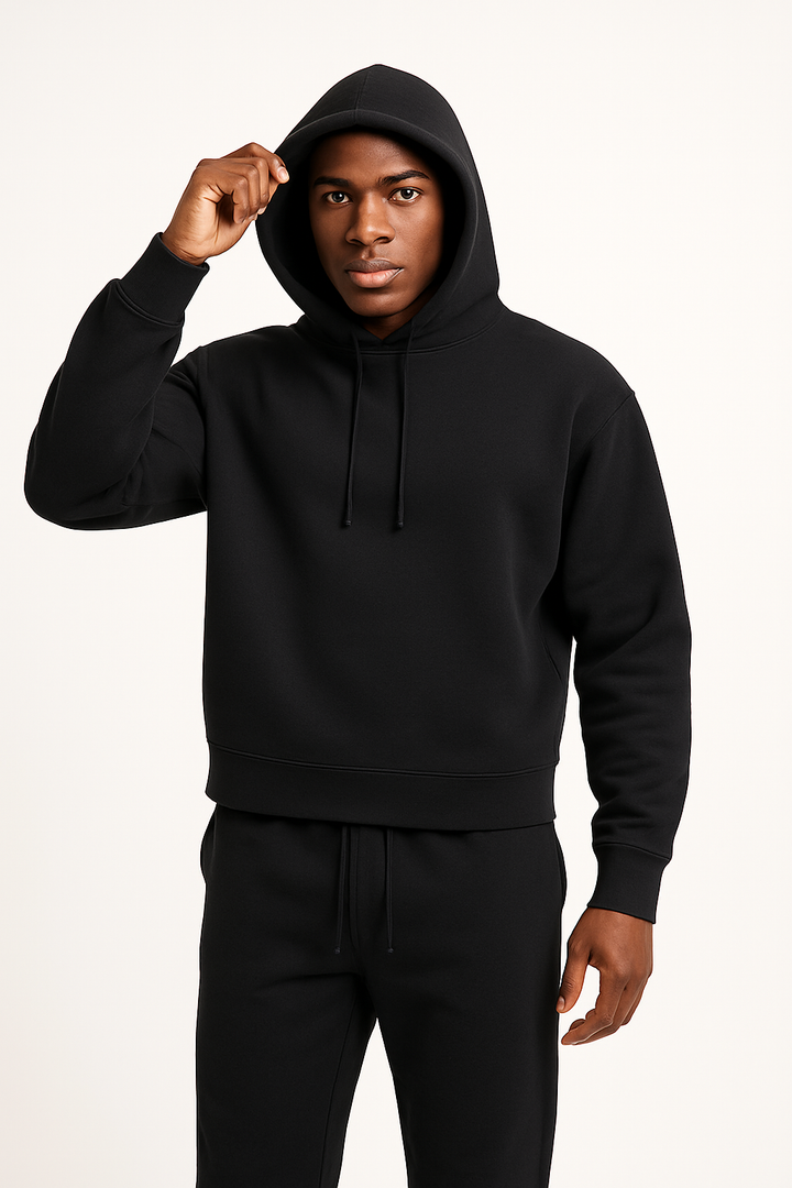 Men's Casual Oversized Hoodie with Drawstring