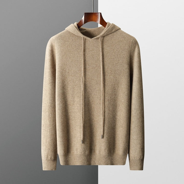 Men's Classic Fit Hoodie | Casual Wear with Ribbed Cuffs