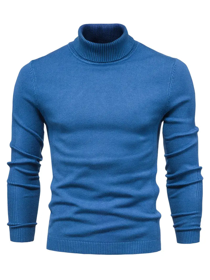 Men's Fitted Turtleneck | Smart Casual Long Sleeve Top