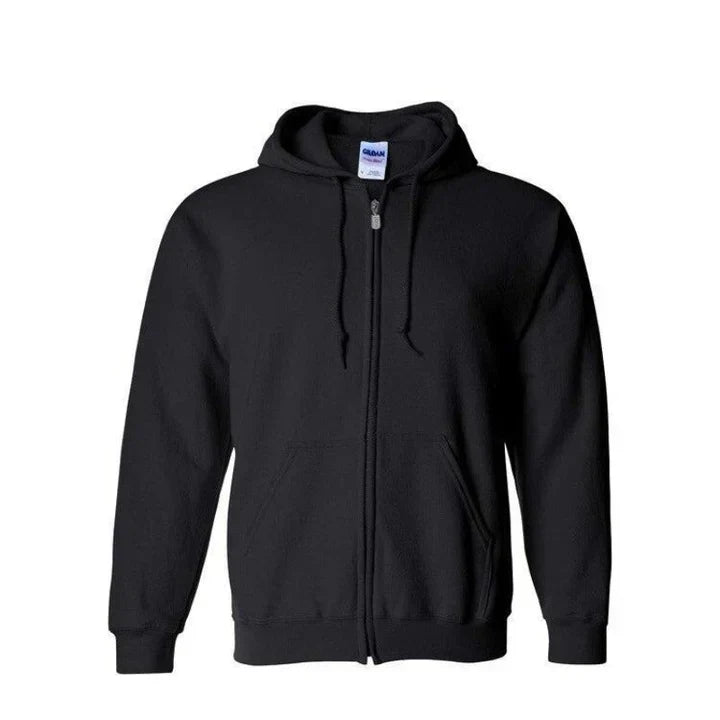 Men's Casual Zip-Up Hoodie Sweatshirt