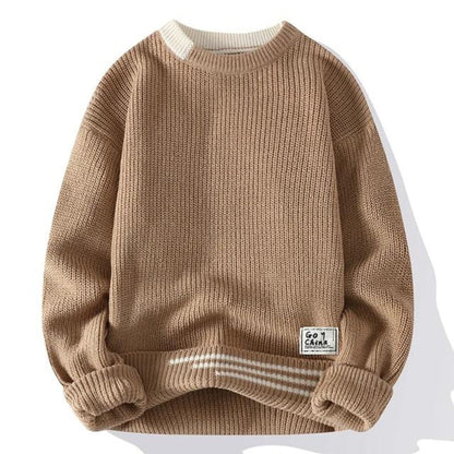 Strickpullover aus Wolle für Herren mit klassischem Stil und winterlicher Wärme