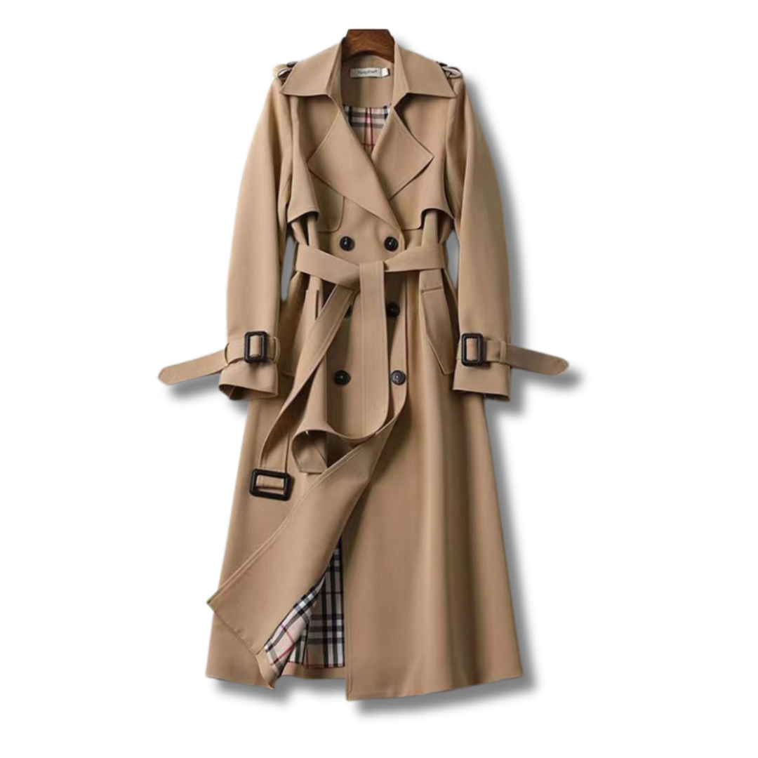 Gabardina cortavientos e hidrófuga para mujer, ideal para uso diario