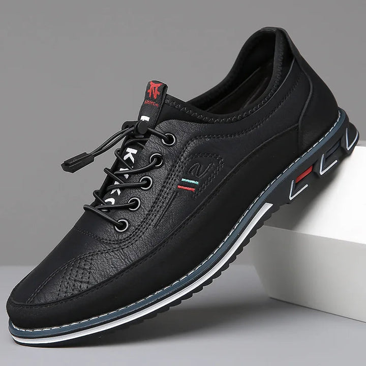 Ryan | Men's Slip-On Sneakers with Tassel and Laces | Round Toe Design