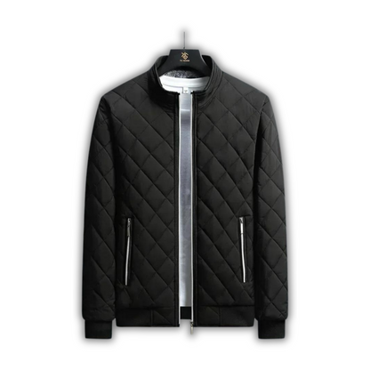 Wärmeisolierende, gesteppte Fleecejacke für Herren für den Alltag