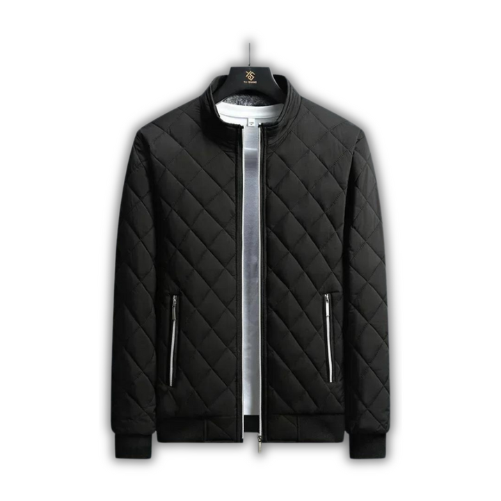 Men's Fleece-Lined Quilted Jacket