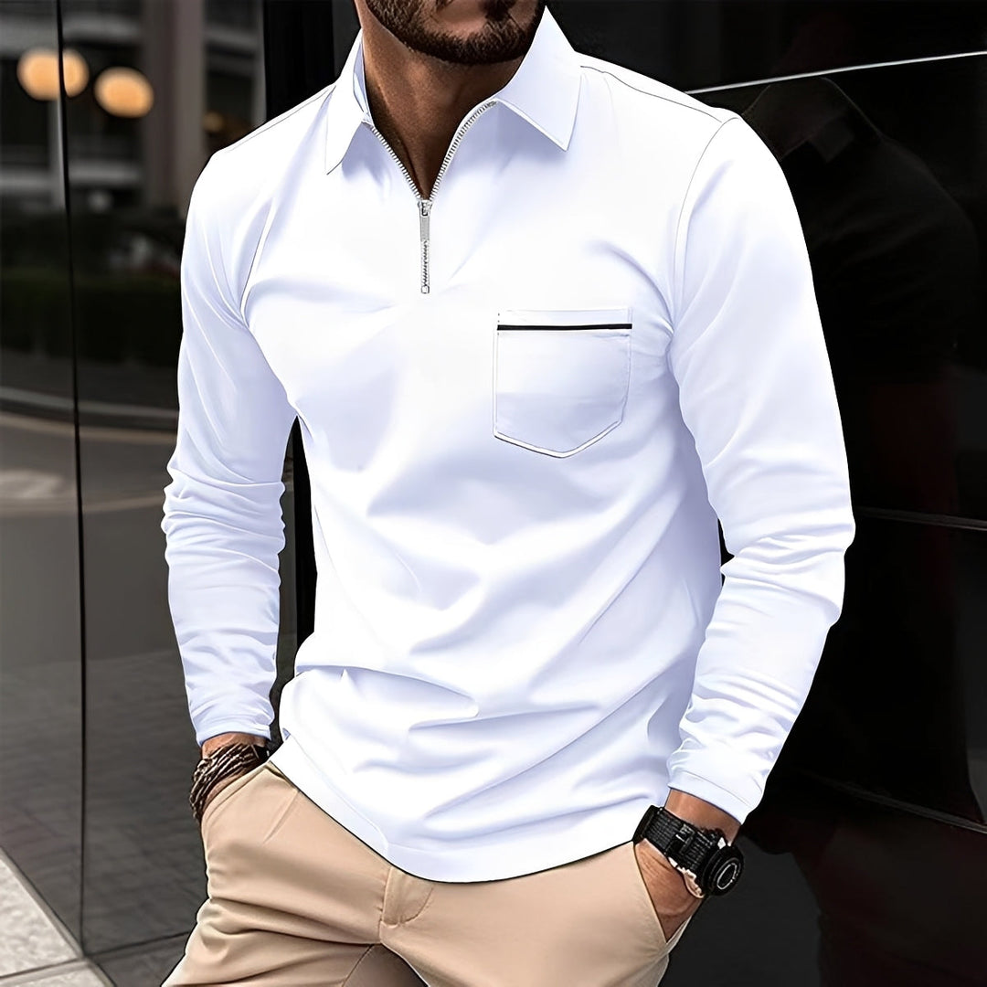 Jackson | Men's Long-Sleeve Polo Shirt for Casual Everyday Style