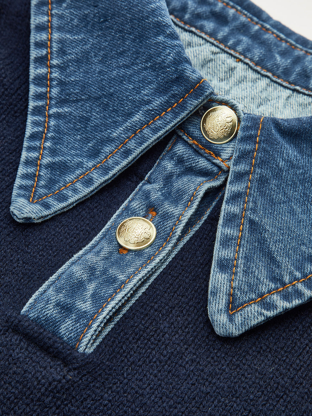 Women's 2-in-1 Panel Lapel Sweater