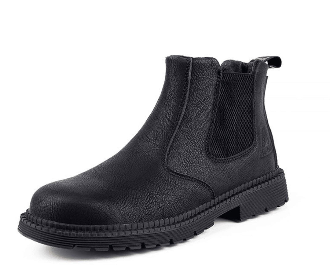 Men's Steel Toe Work Boots with Classic Design