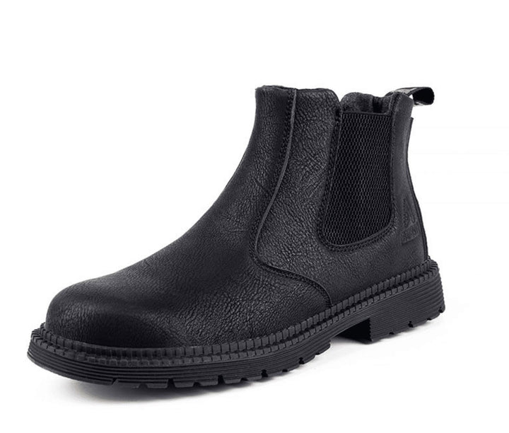 Men's Steel Toe Work Boots with Classic Design