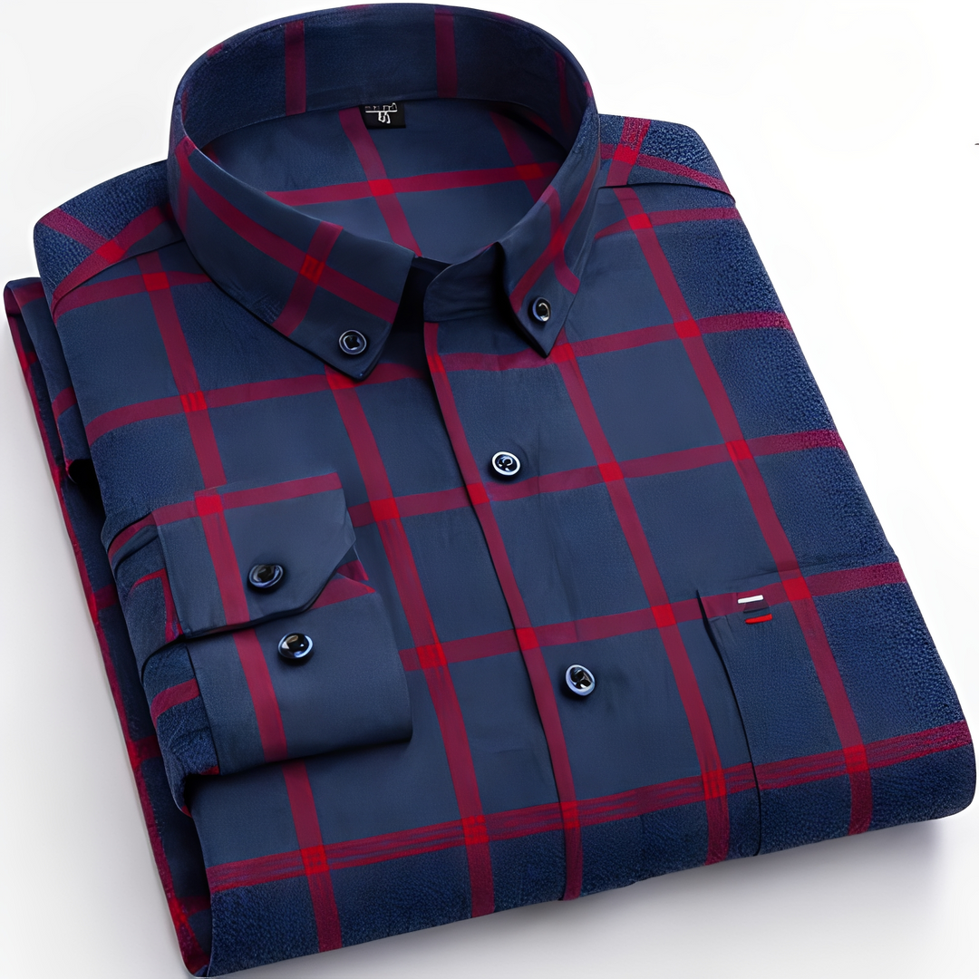 Lance | Men's Long Sleeve Plaid Shirt